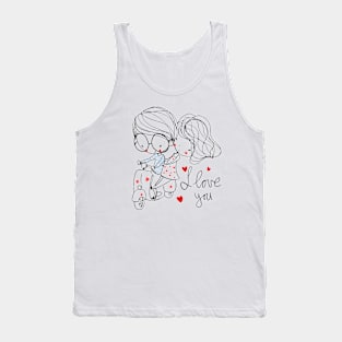 I LOVE YOU Tank Top